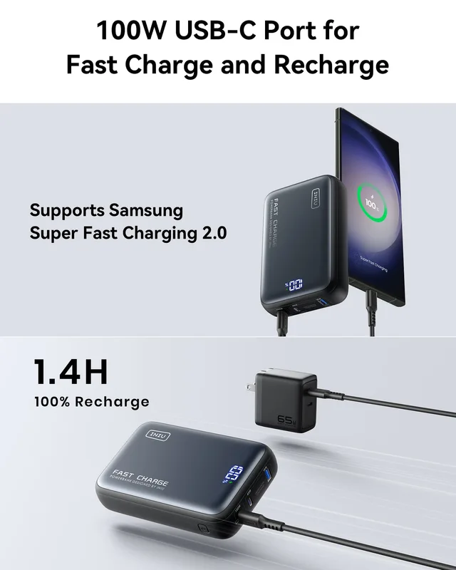 INIU Power Bank 25.000 mAh 100W, foto 4